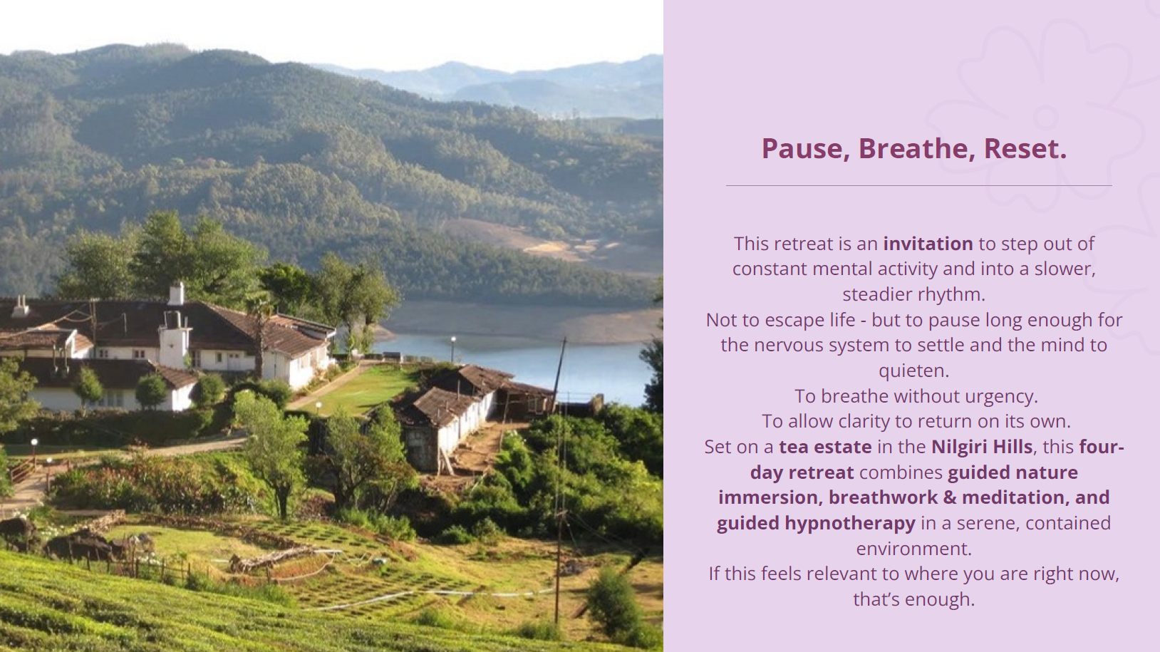 Nilgiri Hills Wellness Retreat